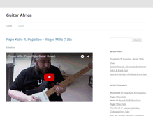 Tablet Screenshot of guitarafrica.com